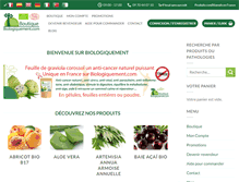 Tablet Screenshot of biologiquement.com